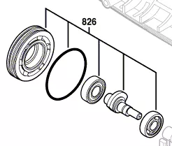 Flasque réf. 2 609 199 185 BOSCH